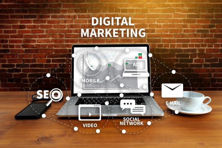 Digital Marketing Strategy Concept