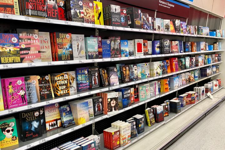Bestselling Books Stacked