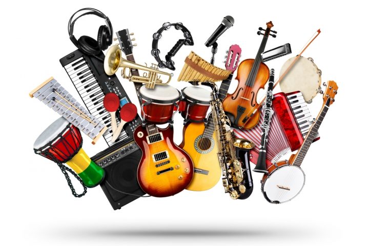 Assortment of Musical Instruments